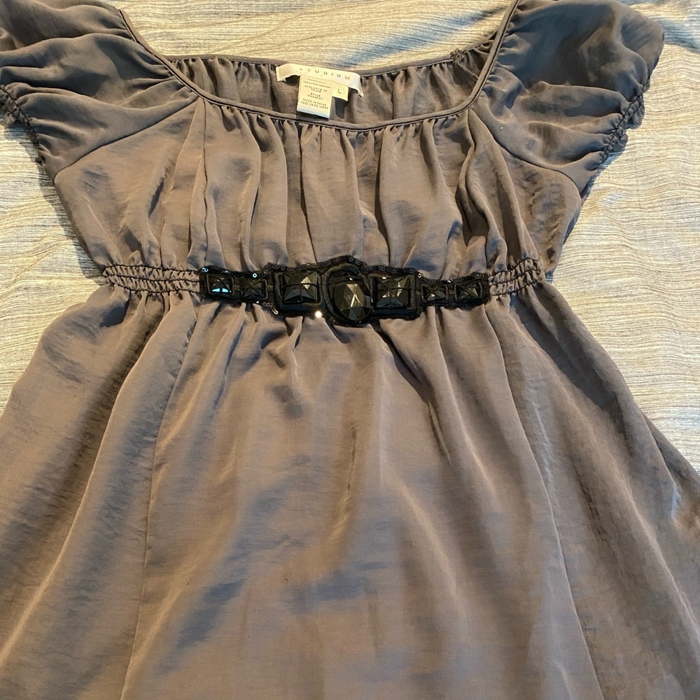 Women’s Grey Blouse Size L